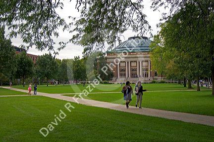 The campus of the University of Illinois at Champaign.