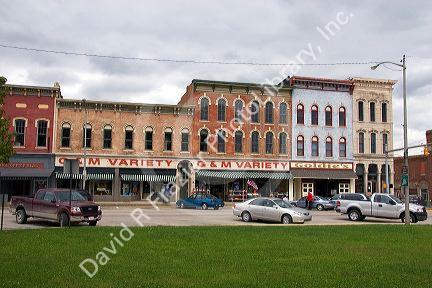 Main street of Rockville, Indiana.