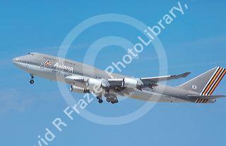 Asiana Boeing 747 taking off.