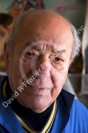 Portrait of an elderly man. MR