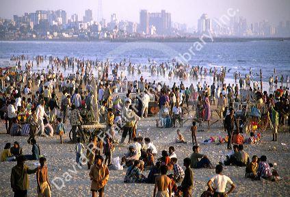 Juhu Beach in Mumbai Bombay, India.