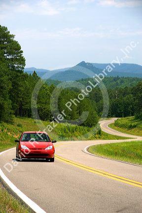 Scenic Highway 7 through the Ouachita National Forest, Arkansas.scenic highway, highway, road, ouachita national forest, forest, drive, transportation, arkansas, automobile, car