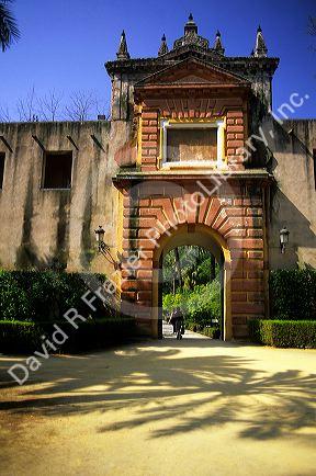 Royal Palace Alcazares in Seville, Spain.