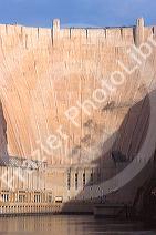 Hoover Dam on the Colorado River near Las Vegas, Nevada.