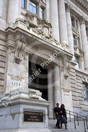John A. Wilson municipal building where the District of Columbia mayor and council have offices in Washington, D.C.