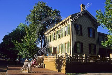 Abraham Lincoln's home in Springfield, Illlinois.