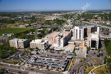 Aerial view of Saint Alphonsus Regional Medical Center in Boise, Idaho.