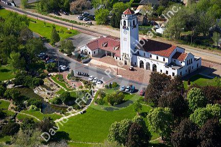 Aerial view of the Boise Depot in Boise, Idaho.