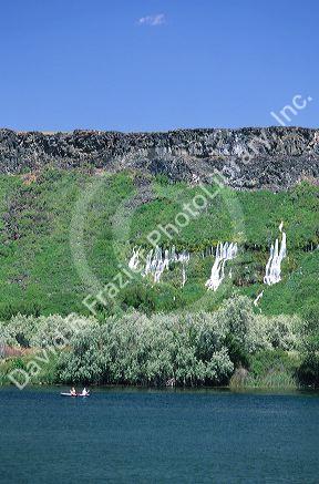 Thousand Springs along the Snake River in Hagerman Valley, Idaho.