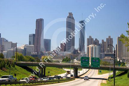 A view of downtown Atlanta, Georgia.