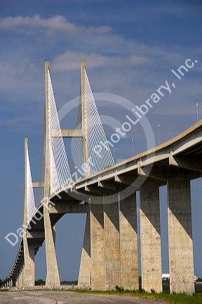 The Sidney Lanier Bridge at Brunswick, Georgia.