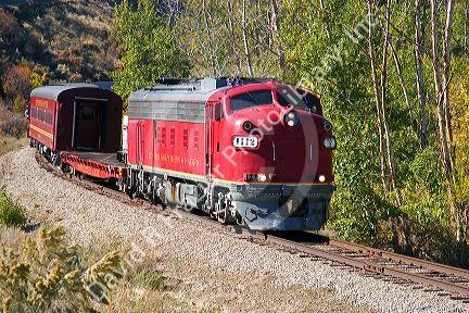 Scenic Idaho train ride on the Thunder Mountain Liner.