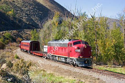 Scenic Idaho train ride on the Thunder Mountain Liner.