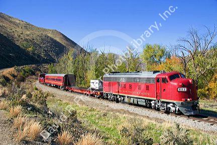 Scenic Idaho train ride on the Thunder Mountain Liner.