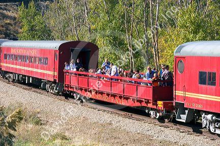 Scenic Idaho train ride on the Thunder Mountain Liner.