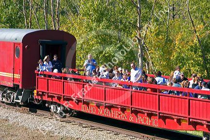 Scenic Idaho train ride on the Thunder Mountain Liner.