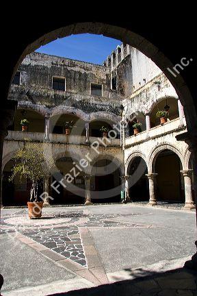 An old monastery at Cuernavaca in the State of Morelos, Mexico.