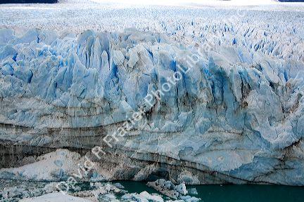 The Perito Moreno Glacier located in the Los Glaciares National Park in the south west of Santa Cruz province, Patagonia, Argentina.