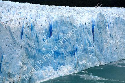 The Perito Moreno Glacier located in the Los Glaciares National Park in the south west of Santa Cruz province, Patagonia, Argentina.