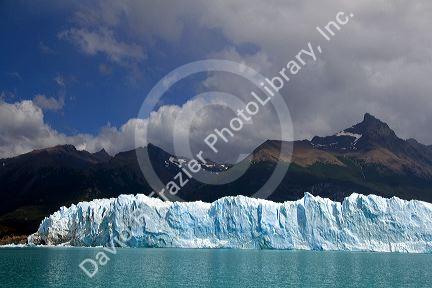 The Perito Moreno Glacier located in the Los Glaciares National Park in the south west of Santa Cruz province, Patagonia, Argentina.