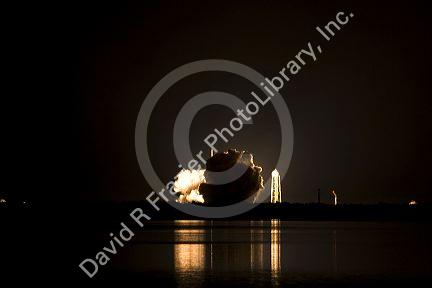 Launch of the Space Shuttle Endeavour for STS-123 mission to the International Space Station. John F. Kennedy Space Center in Cape Canaveral, Florida. March 11, 2008.