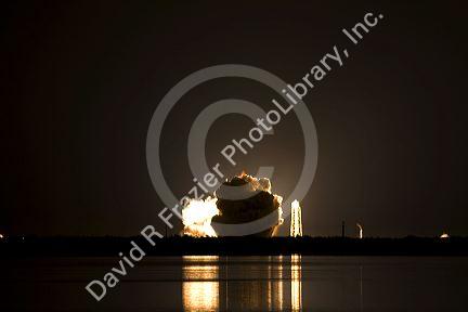 Launch of the Space Shuttle Endeavour for STS-123 mission to the International Space Station. John F. Kennedy Space Center in Cape Canaveral, Florida. March 11, 2008.