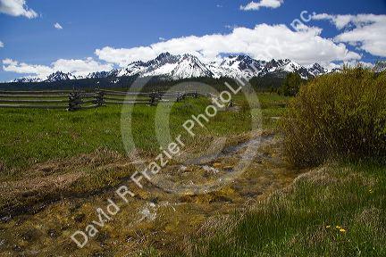The Sawtooth Valley near Stanley, Idaho.