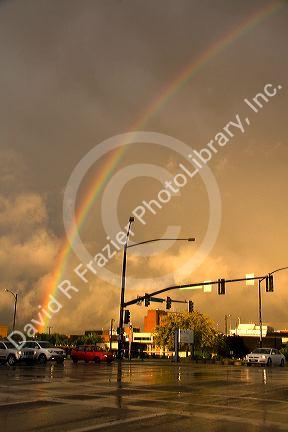 Rainbow in Boise, Idaho.
