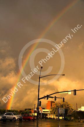 Rainbow in Boise, Idaho.