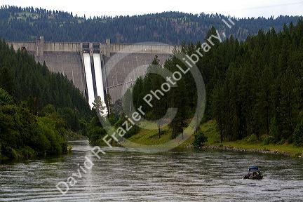 Dworshak Dam is a hydroelectric dam located on the North Fork of the Clearwater River near Orofino, Idaho.