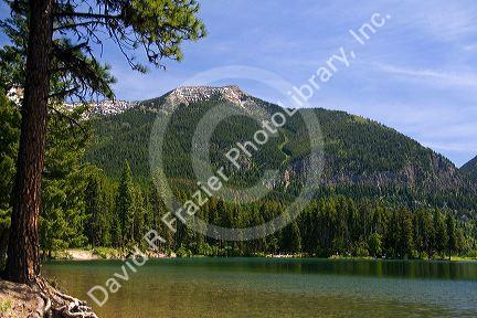 Holland Lake in the Flathead National Forest near Condon, Montana.