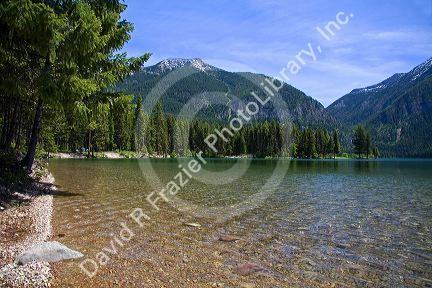 Holland Lake in the Flathead National Forest near Condon, Montana.