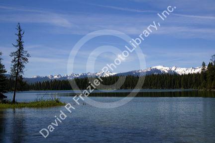 Holland Lake in the Flathead National Forest near Condon, Montana.