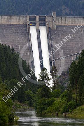 Dworshak Dam is a hydroelectric dam located on the North Fork of the Clearwater River near Orofino, Idaho.