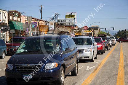 Traffic in West Yellowstone, Montana.