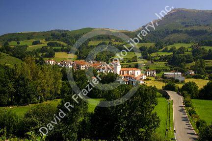 The village of Amaiur in the Baztan Valley of the Navarre region of northern Spain.