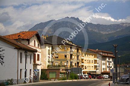 The town of Potes, Liebana, Cantabria, northwestern Spain.