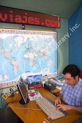 Travel agency located in the city of Donostia-San Sebastian, Guipuzcoa, Basque Country, Northern Spain.