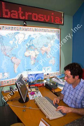 Travel agency located in the city of Donostia-San Sebastian, Guipuzcoa, Basque Country, Northern Spain.