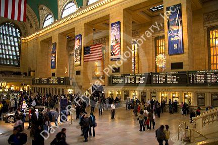 Interior of Grand Central Terminal in Midtown Manhattan, New York City, New York, USA.