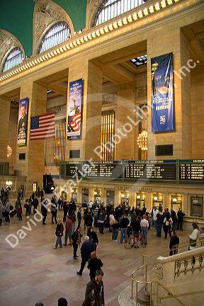 Interior of Grand Central Terminal in Midtown Manhattan, New York City, New York, USA.