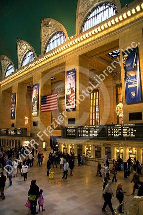 Interior of Grand Central Terminal in Midtown Manhattan, New York City, New York, USA.