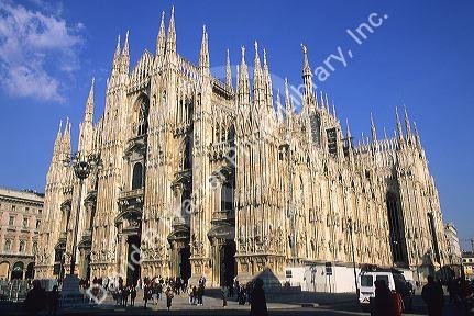 The gothic Duomo in Milan, Italy.
