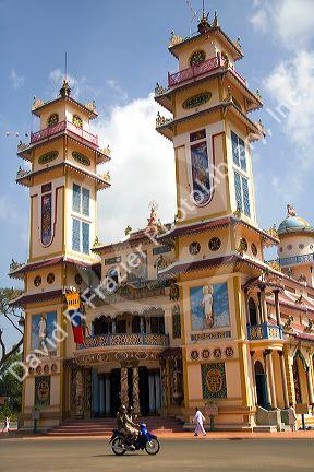 Cao Dai Tay Ninh Holy See in Tay Ninh, Vietnam.