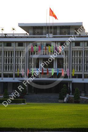 The Reunification Palace formerly known as the Independence Palace in Ho Chi Minh City, Vietnam.