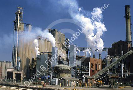 Archer Daniels Midland ethanol plant in Peoria, Illinois.