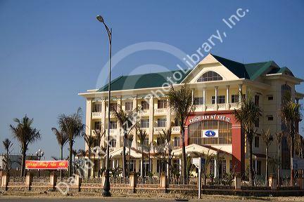 Hotel at China Beach near the port city of Da Nang, Vietnam.