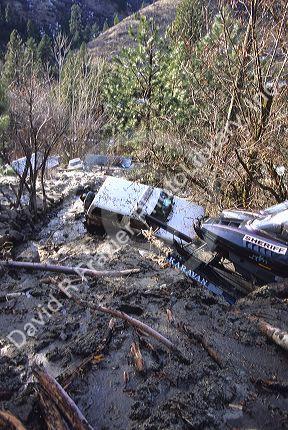 A mudslide in Banks, Idaho destroyed a small town.