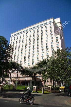 The Legend Hotel Saigon located on Ton Duc Thang Street in Ho Chi Minh City, Vietnam.