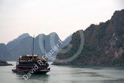 Scenic views of Ha Long Bay, Vietnam.